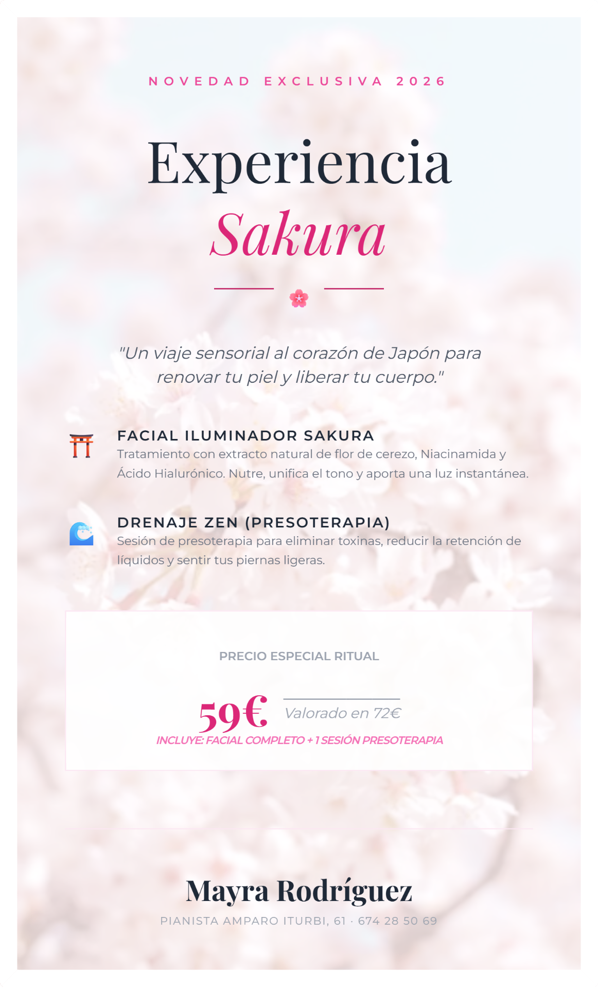Experiència Sakura