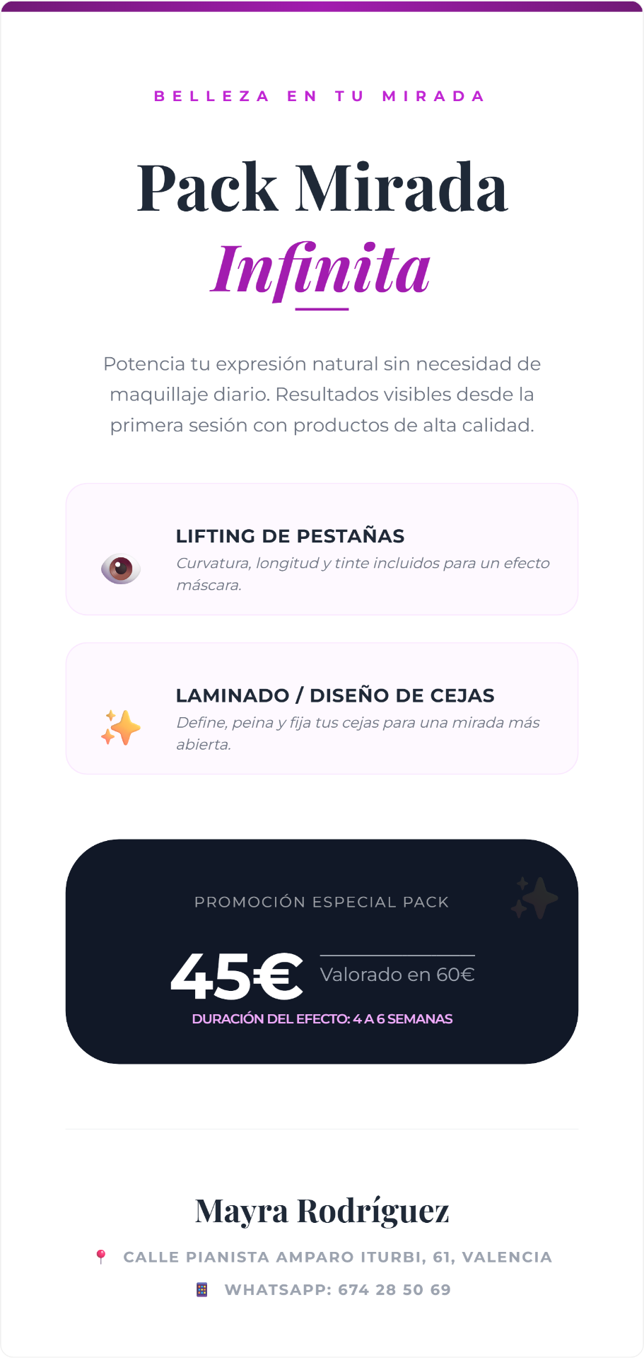 Pack Mirada Infinita