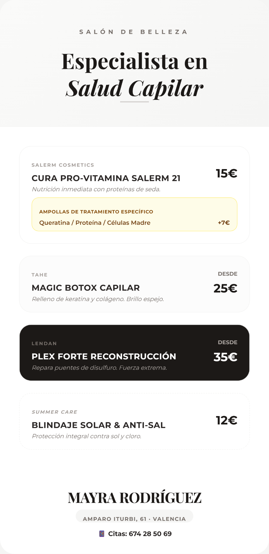 Especialista en Salut Capil·lar
