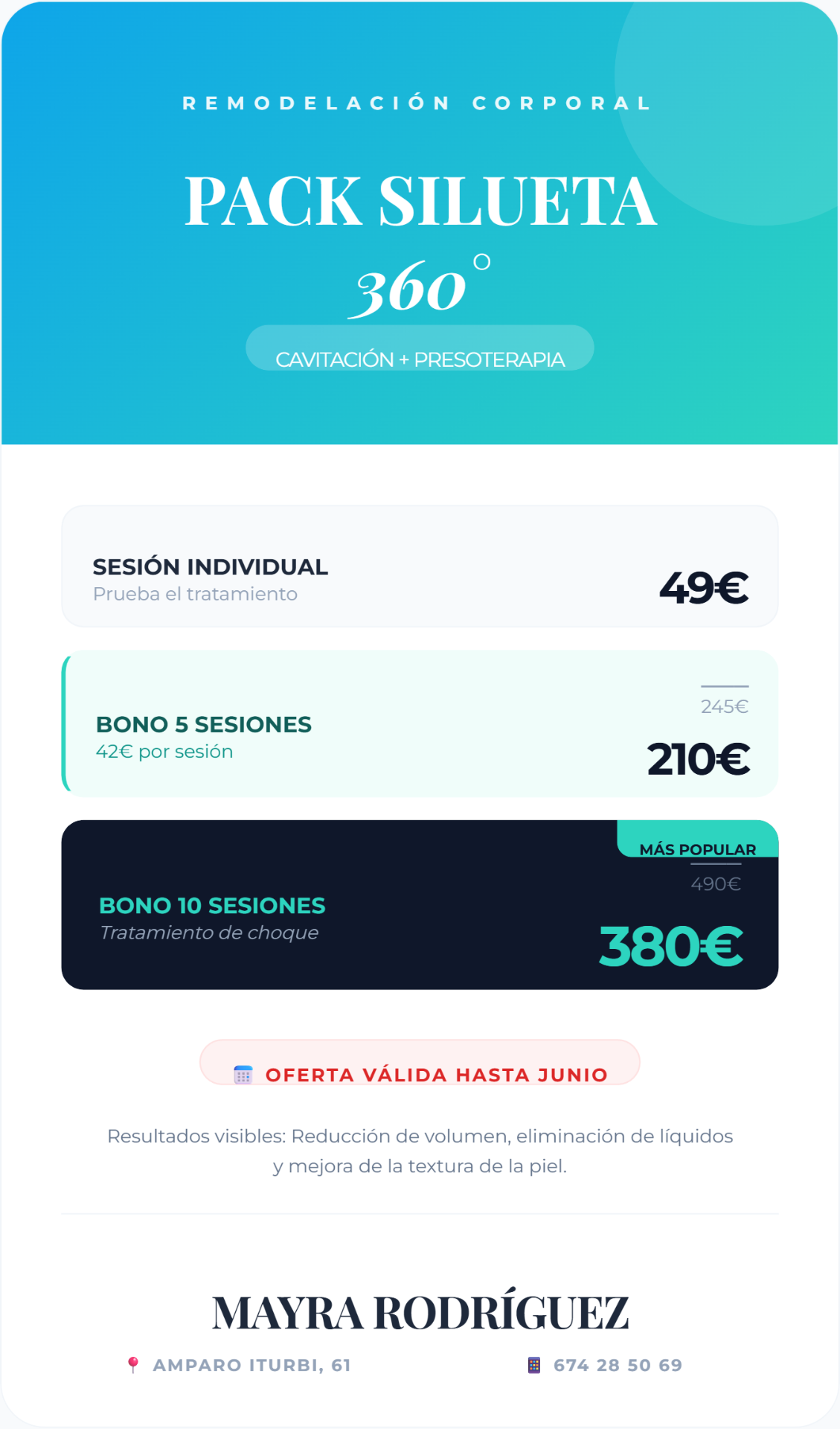Pack Silueta 360º
