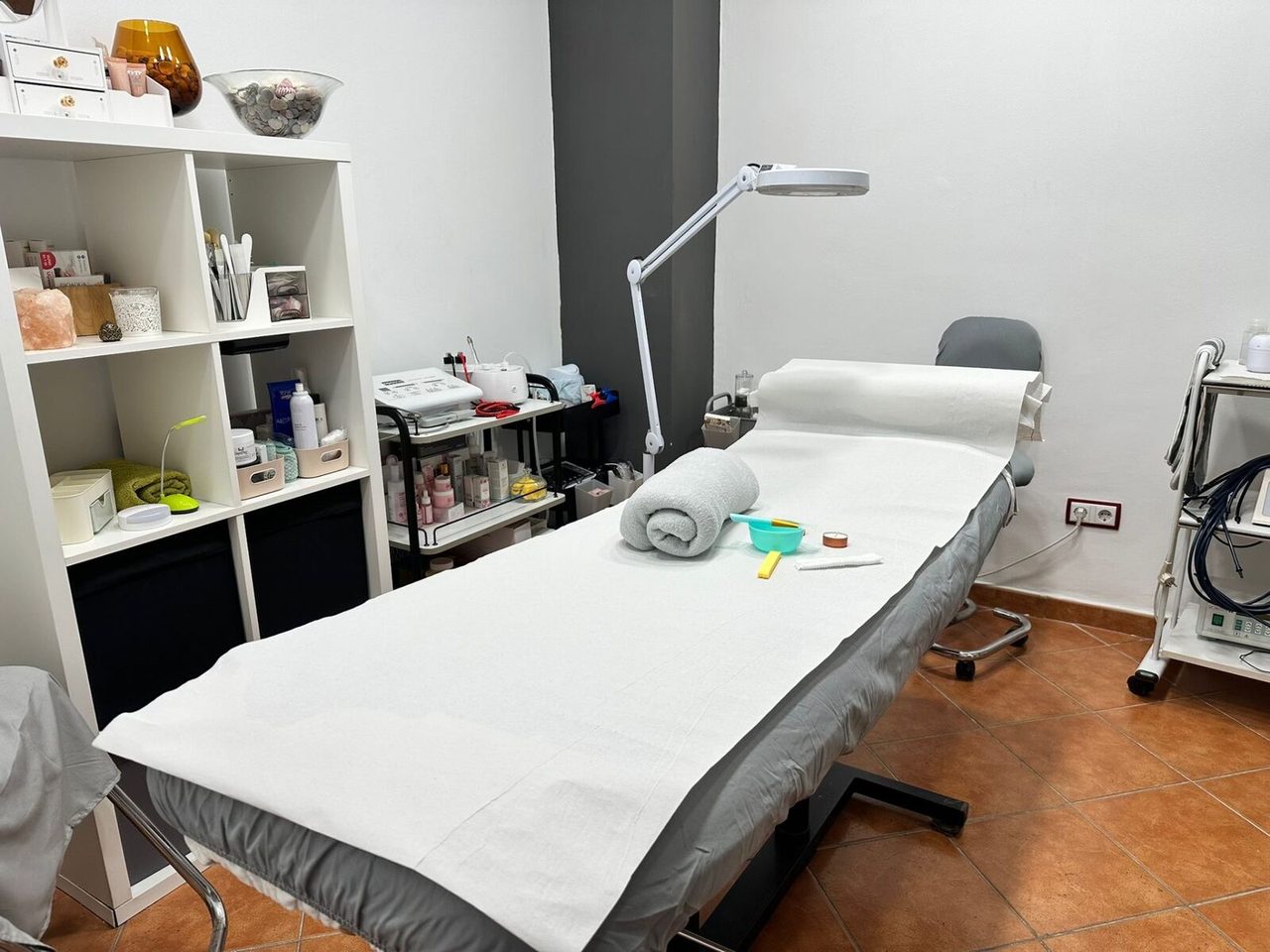 Cabina de estética y tratamientos faciales